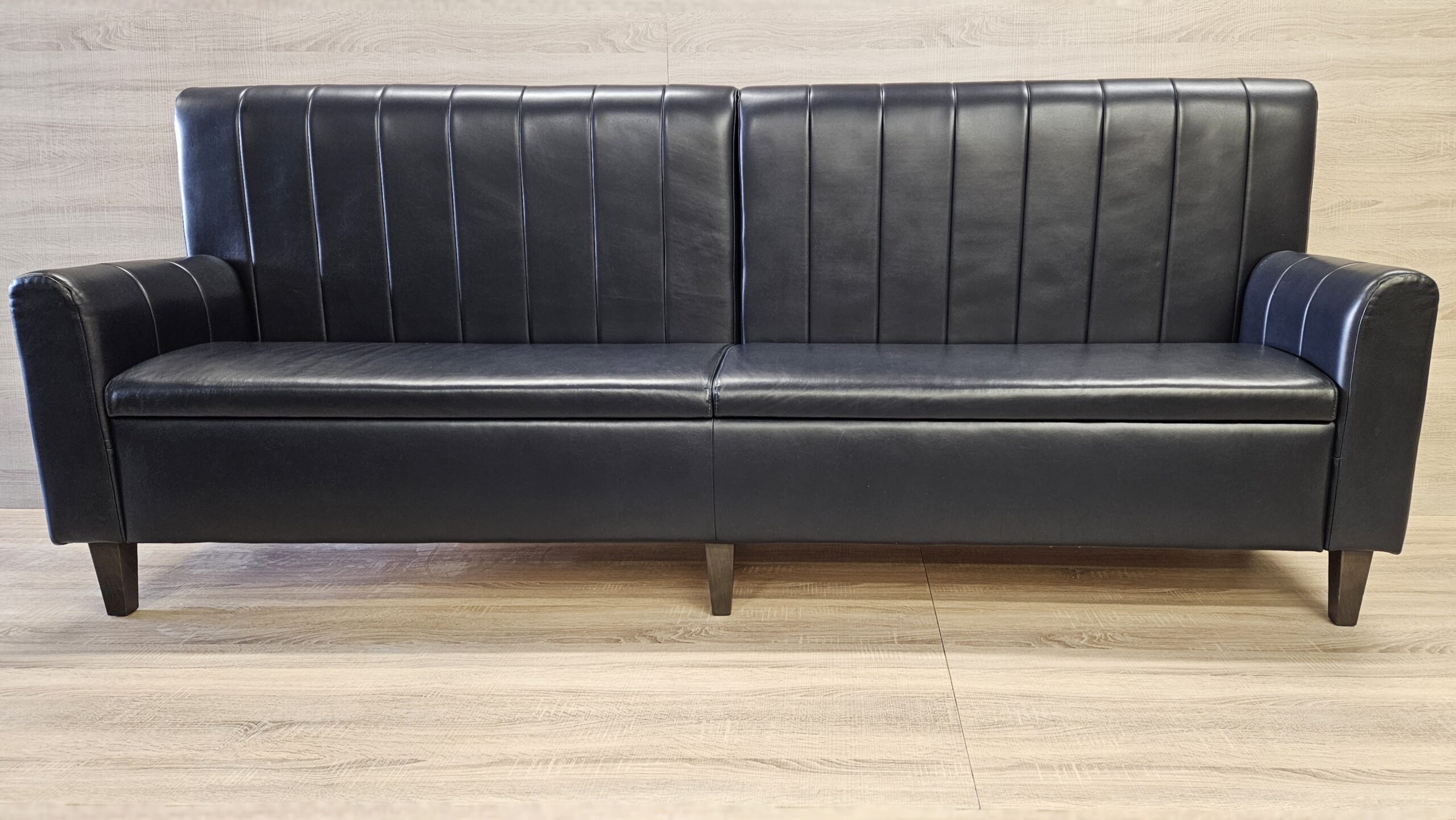!SALE! Channel Style Natural Leather Bench with Storage, 250 cm - Image 3