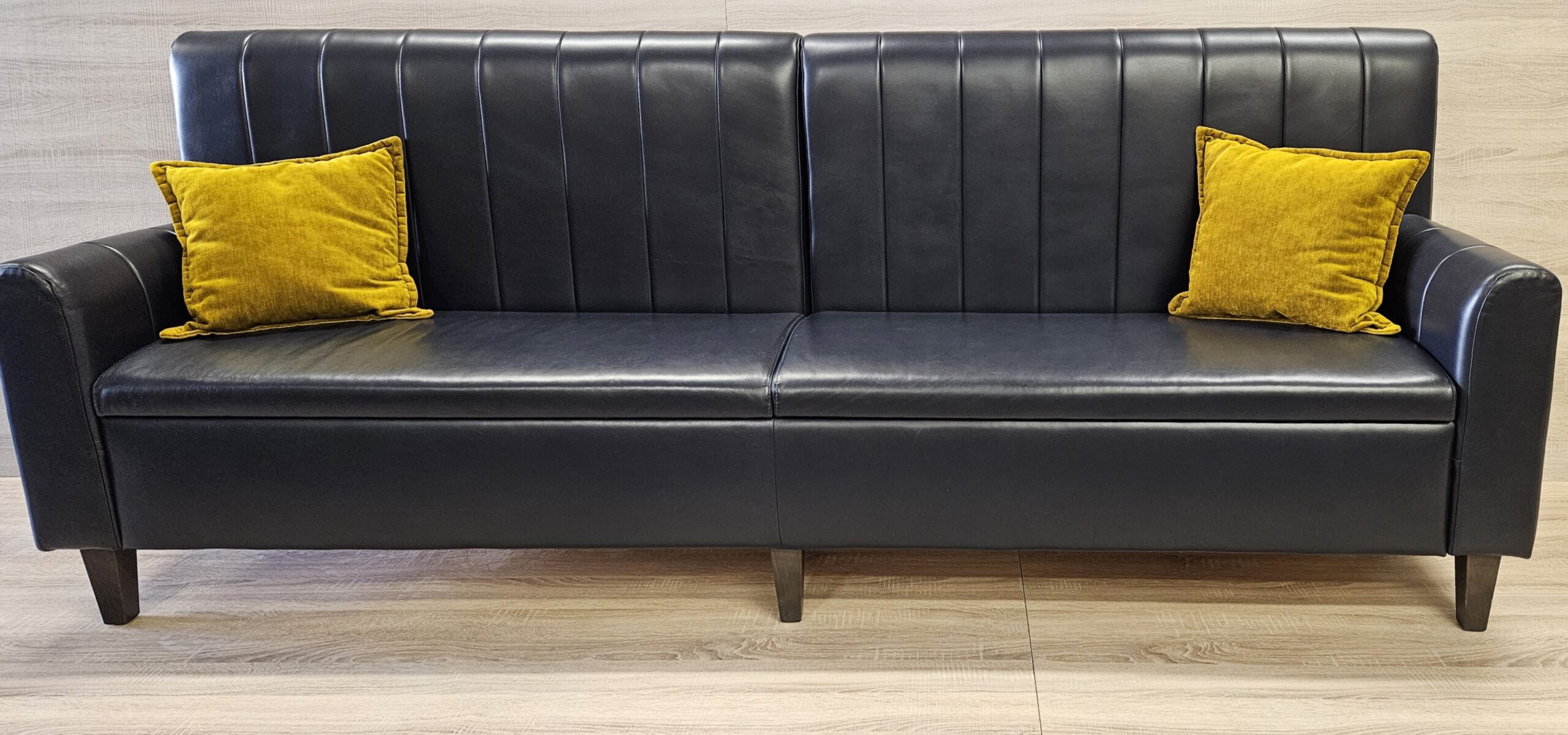 !SALE! Channel Style Natural Leather Bench with Storage, 250 cm - Image 9