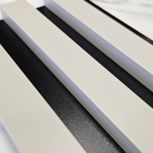 !New! Decorative Wall Lamella Panels on a Base, Cashmere on a Black