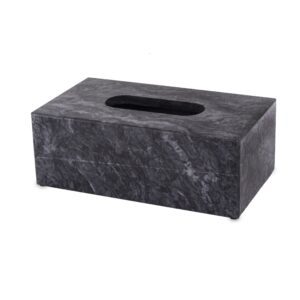 Tissue Box Holder MARBLE Anthracite