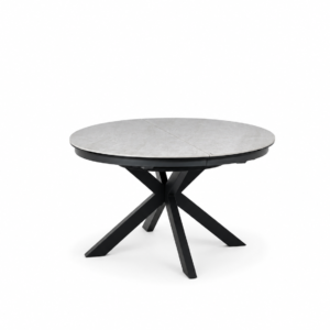PORTO Taj Mahal Ceramic Extending Dining Table 120–160cm – Black