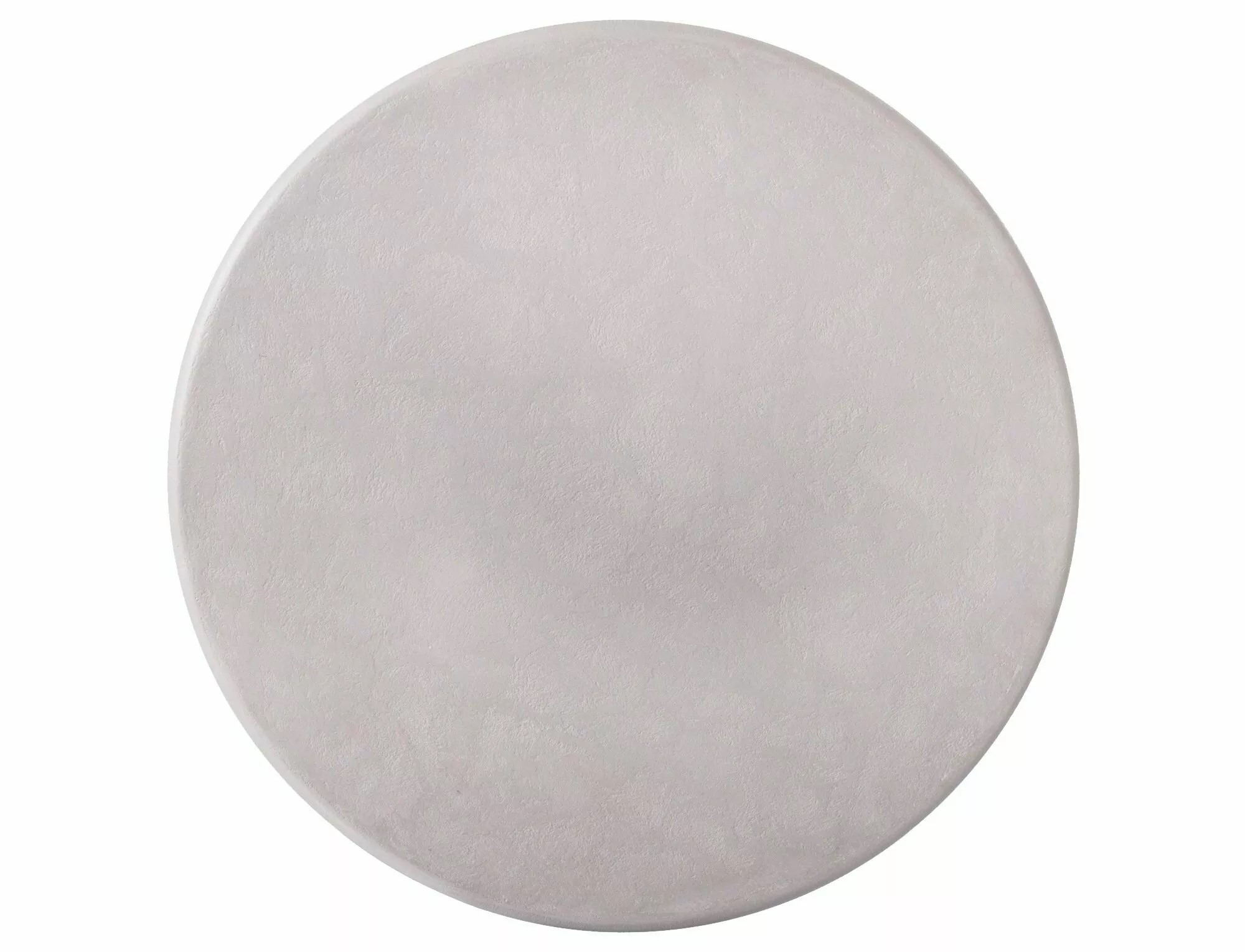 Rosalia Light Grey Coffee Table with round microcement top and sculptural base