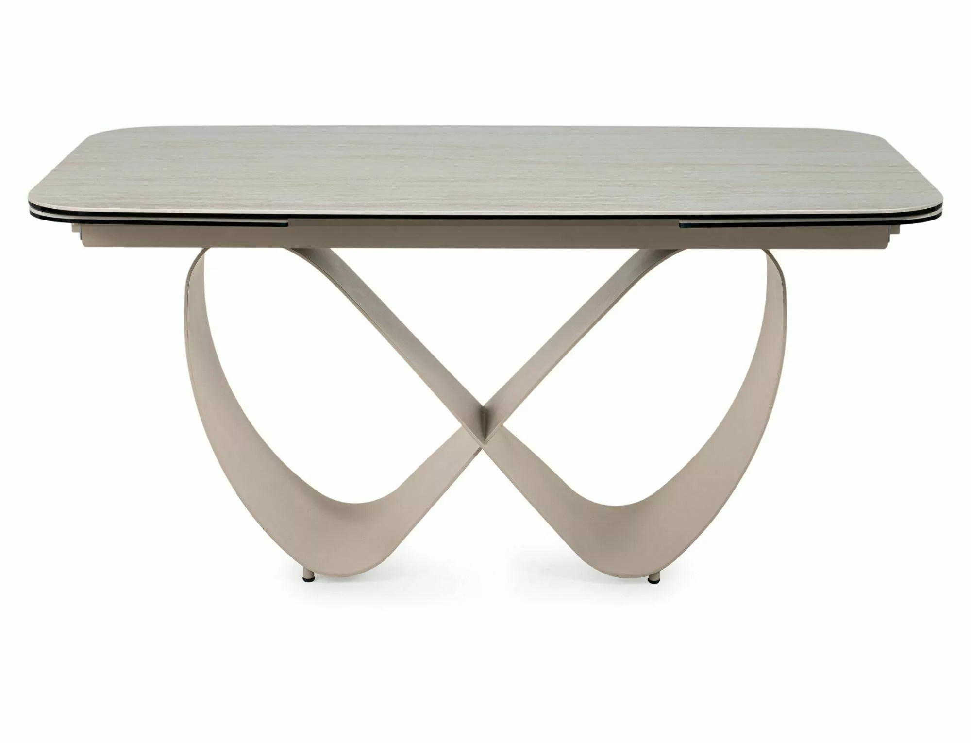 INFINITY Travertine Ceramic Extending Dining Table 160–240cm - Image 8