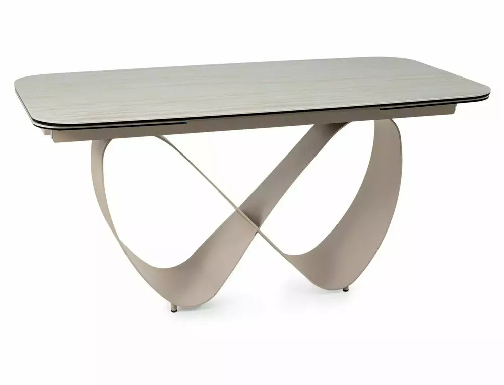 INFINITY Travertine Ceramic Extending Dining Table 160–240cm - Image 10