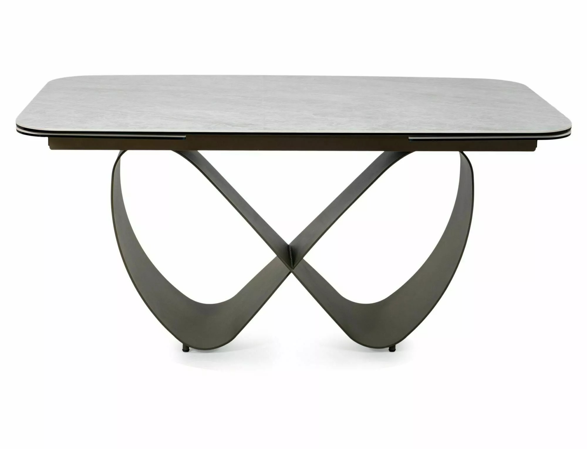 INFINITY Taj Mahal Beige Gloss Ceramic Extending Dining Table 160–240cm - Image 4