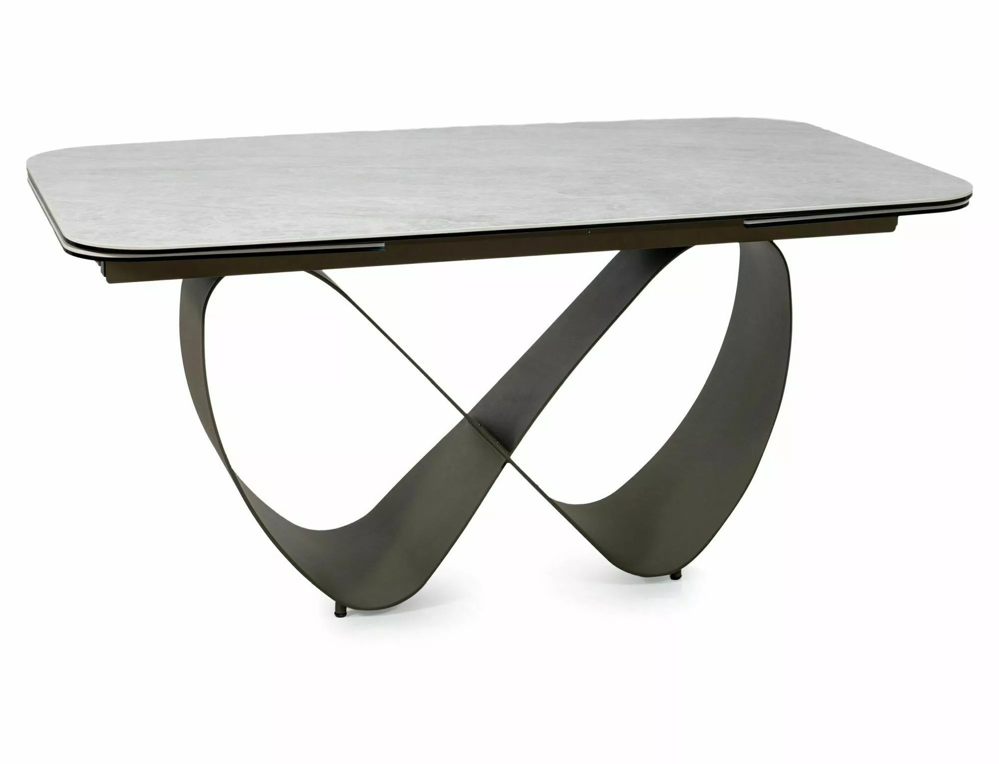INFINITY Taj Mahal Beige Gloss Ceramic Extending Dining Table 160–240cm - Image 5