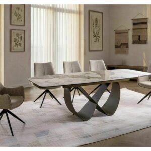 INFINITY Pandoro Ceramic Extending Dining Table 160–240cm